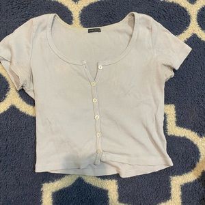 Brandy Melville Button Up T-Shirt